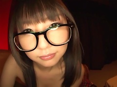 Tsubomi, The Sweet And Sexy Asian Teenager, Delights Her Loving Husband With Her Dazzlingly Beautiful Japanese-style Glasses.